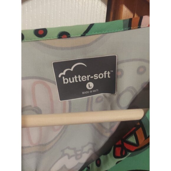 Butter Soft Size L Top Christmas Scrub Hospital Nurse Holidays Ugly Christmas - Picture 4 of 5